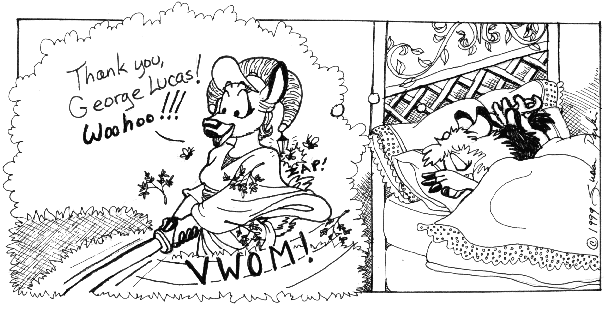 Strip for 1999-05-17 - ** Episode I: The Garden Menace **