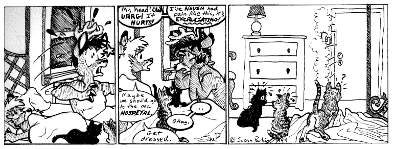 Strip for 1999-08-03 - ** Oh deer! **
