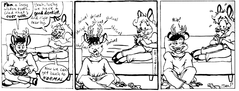 Strip for 1999-08-17 - ** In a Rut? **