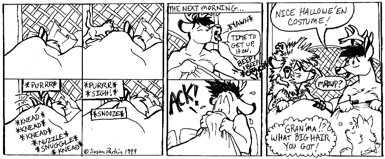 Strip for 1999-10-26 - ** Night of the Living Hair! **