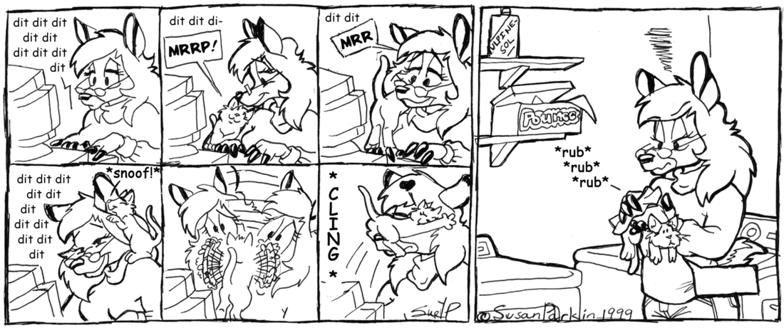 Strip for 1999-11-10 - ** Catic Cling? **