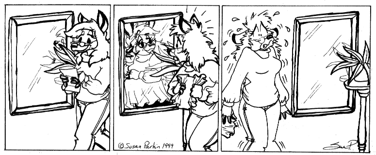 Strip for 1999-11-24 - ** Mirror, Mirror on the Wall.. **