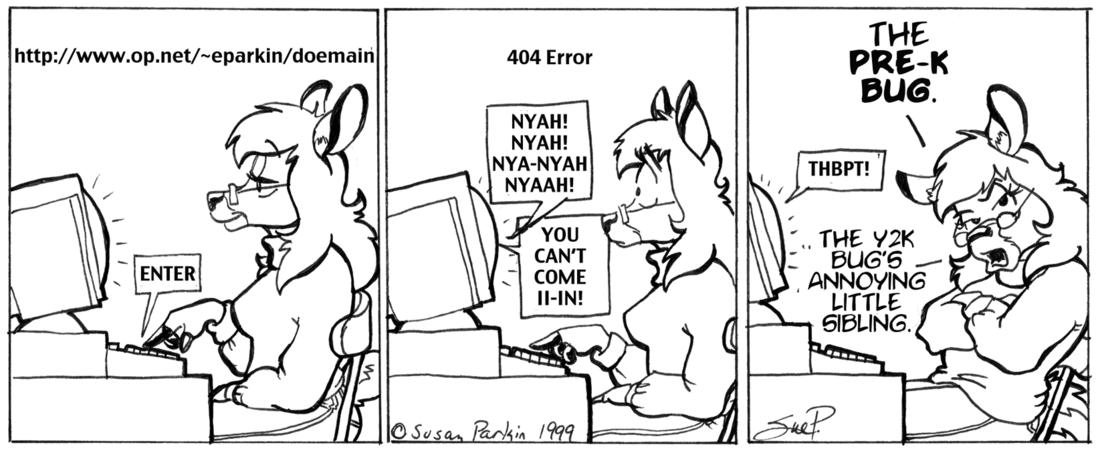 Strip for 1999-12-29 - ** (Last in 1999 Series) - The Bug **