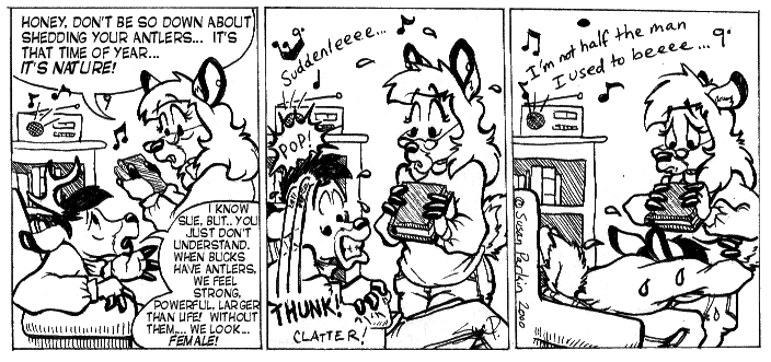 Strip for 2000-03-01 - ** o/ Oh Shedding Day, I'm not half the Man I used to Be o/ **