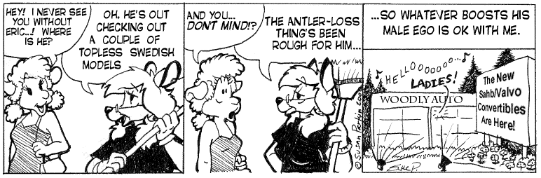 Strip for 2000-03-09 - ** Topless Swedish Models?! **