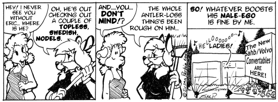 Strip for 2000-03-09 - ** Topless Swedish Models?! **