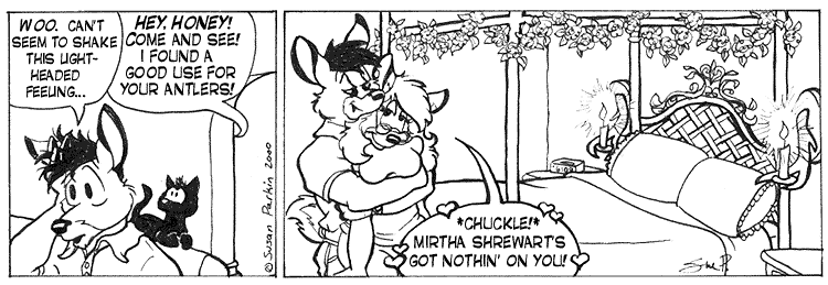 Strip for 2000-03-22 - ** That's creative... **