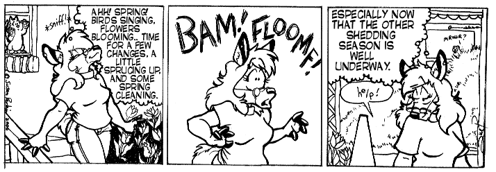Strip for 2000-05-03 - ** A furry serious matter! **