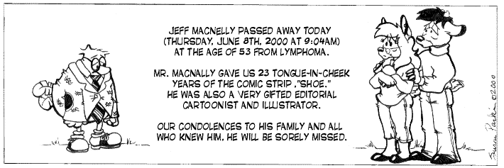 Strip for 2000-06-08 - ** A Big Shoe to Fill **