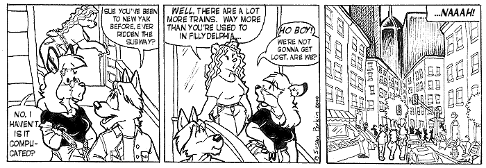 Strip for 2000-07-11 - ** Lost? Naaaah! **