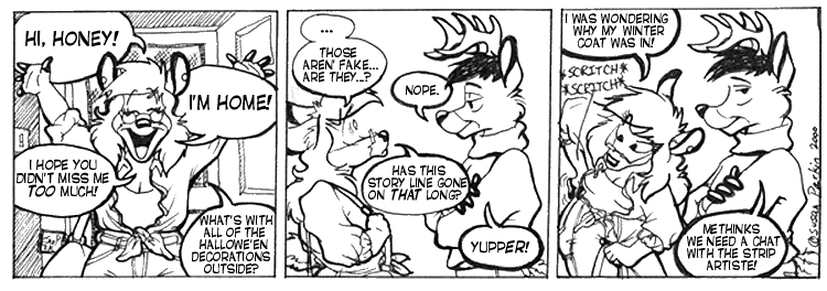 Strip for 2000-10-31 - ** Hallowe'en Already? **