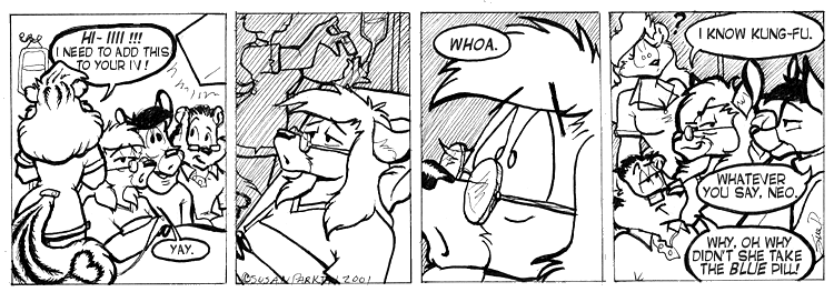 Strip for 2001-01-22 - ** G.I. Doe: Now with 'Kung-Fu' Grip! **