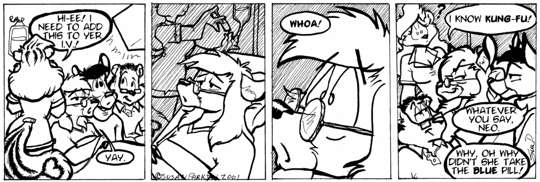 Strip for 2001-01-22 - ** G.I. Doe: Now with 'Kung-Fu' Grip! **
