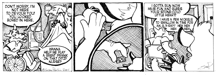 Strip for 2001-02-02 - ** It's wortha (Buck) Shot! **