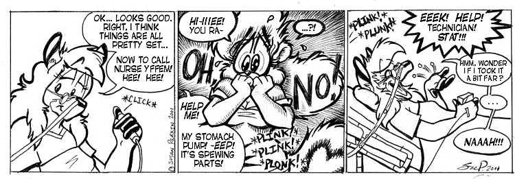 Strip for 2001-02-05 - ** What a Cheap Shot... **