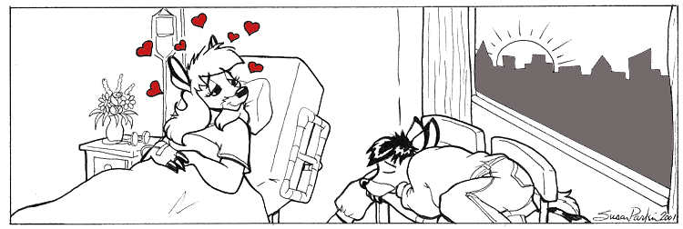 Strip for 2001-02-14 - ** What is the definition of True Love? Now you know... **