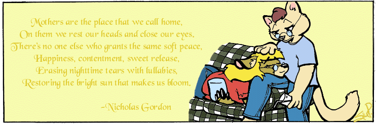 Strip for 2001-05-13 - ** Thank You for taking care of me during my recover Mom! **