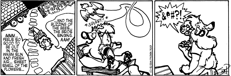 Strip for 2001-05-21 - ** Spring has sprung... a leak (yuck!) **