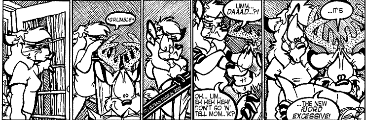 Strip for 2001-05-24 - ** You boys and your toys... sheesh. **