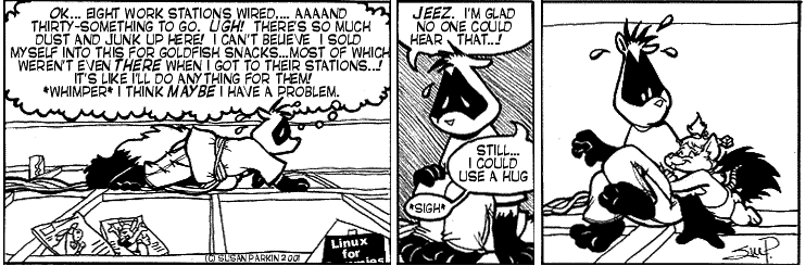 Strip for 2001-06-06 - ** Up in the ceiling... **