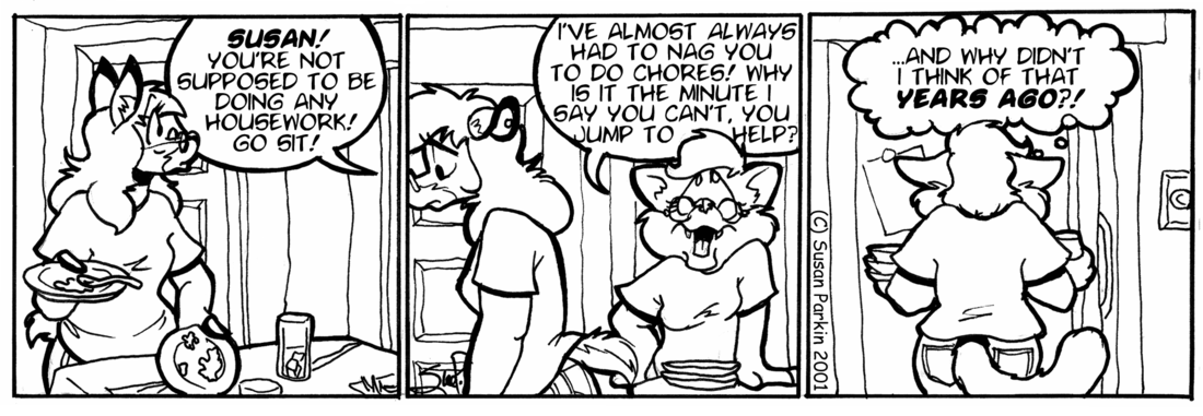 Strip for 2001-06-12 - ** Would-Be Doemestic Goddess Benched! Film at Eleven! **