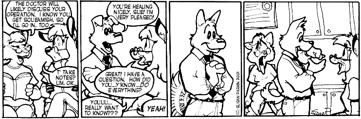 Strip for 2001-06-13 - ** Hi and welcome to the Wednesday edition of this Ole Doe! **