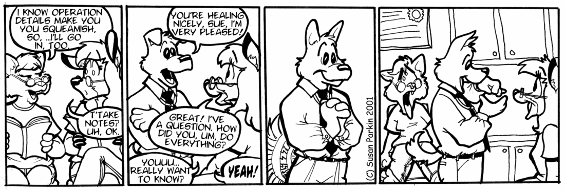 Strip for 2001-06-13 - ** Hi and welcome to the Wednesday edition of this Ole Doe! **