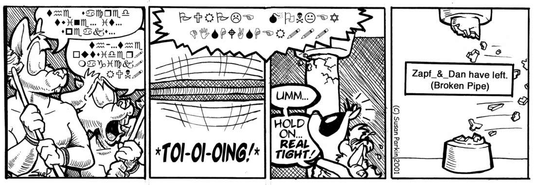 Strip for 2001-08-22 - ** Dontcha hate those broken pipe errors? **