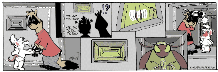 Strip for 2001-09-07 - ** Wow, and here we thought it would be something DANGEROUS! Ha! **