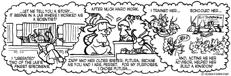 Strip for 2001-09-17 - ** Humble beginnings. **