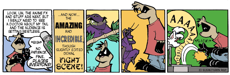 Strip for 2001-09-28 - ** Such ACTION! Such DRAMA! **