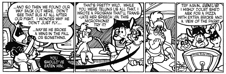 Strip for 2001-10-01 - ** Pobody's Nerfect! **