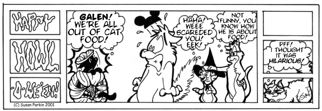 Strip for 2001-10-31 - ** Like you actually expected treats??? **