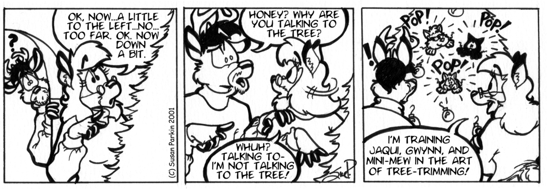 Strip for 2001-12-07 - ** If they won't climb it anyway... **