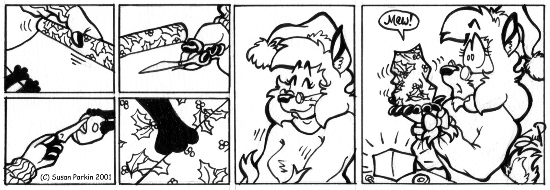 Strip for 2001-12-17 - ** Bow-No! **