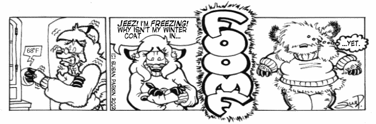 Strip for 2002-01-28 - ** Anyone seen my coa-? ... oh, there it is. **