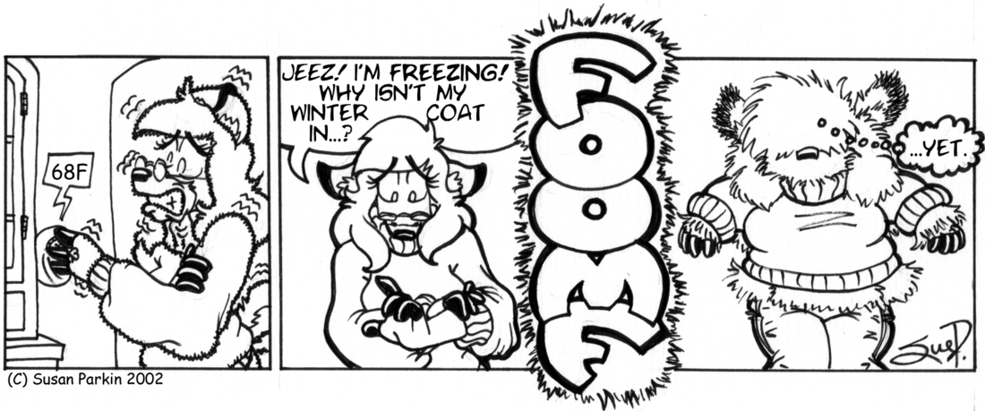 Strip for 2002-01-28 - ** Anyone seen my coa-? ... oh, there it is. **