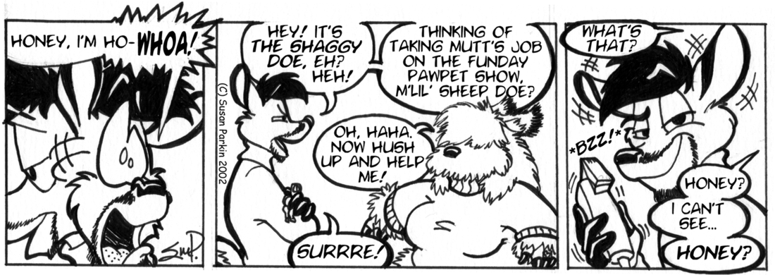 Strip for 2002-02-01 - ** This... is gonna set ugly... **