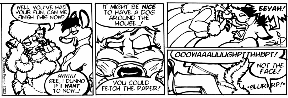 Strip for 2002-02-08 - ** I do heel though, but he wouldn't like it... **