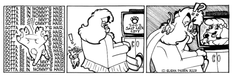 Strip for 2002-02-20 - ** Next up for the high jump... MiniMew! (Summer Games Preview!) **
