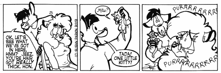 Strip for 2002-03-27 - ** What is this? Some kind of dimensional portal? **