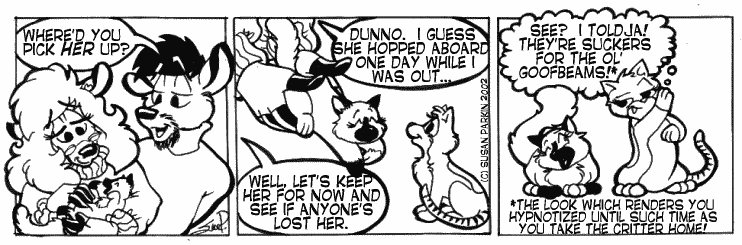 Strip for 2002-04-03 - ** That's how they getcha! **