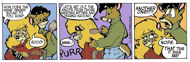 Strip for 2002-04-05 - ** Aww! He stopped! **