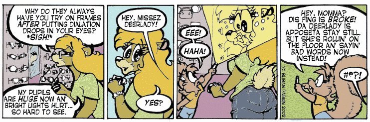 Strip for 2002-04-26 - ** Don't ever really do this to someone! It really does hurt! **