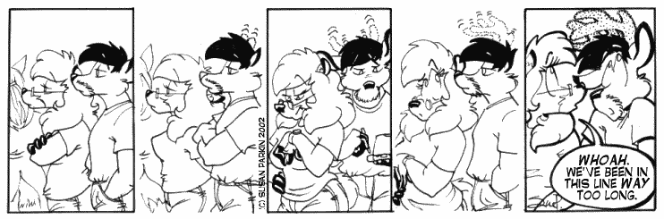 Strip for 2002-05-22 - ** Patience, you must have! Wait too long, you should not! **