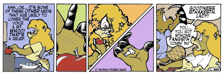 Strip for 2002-06-14 - ** Well, this is just FANGtastic. Pthbt! **