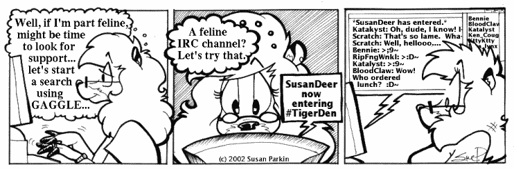 Strip for 2002-07-24 - ** With support like this, who needs enemies?! **