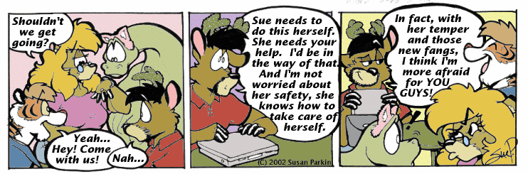 Strip for 2002-08-16 - ** Dinner ought to be very interesting...! **