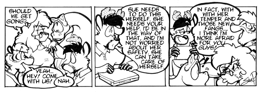 Strip for 2002-08-16 - ** Dinner ought to be very interesting...! **