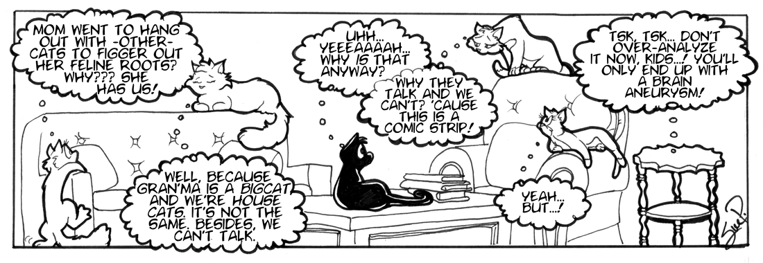 Strip for 2002-08-19 - ** If it weren't for my horse, I wouldn't have spent that year in college. - Louis Black **